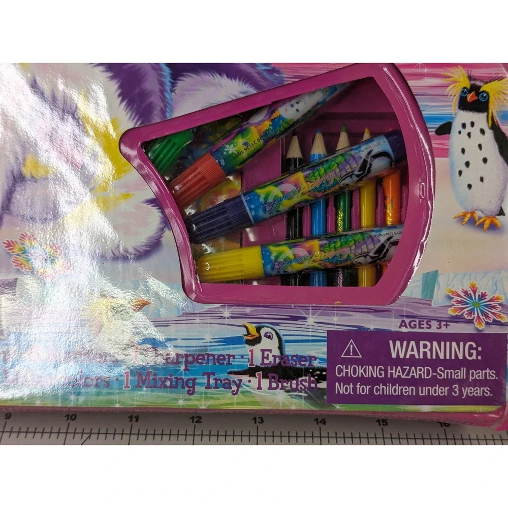 Lisa Frank Husky Dog Polar Bear Art Set USED‎ 2015